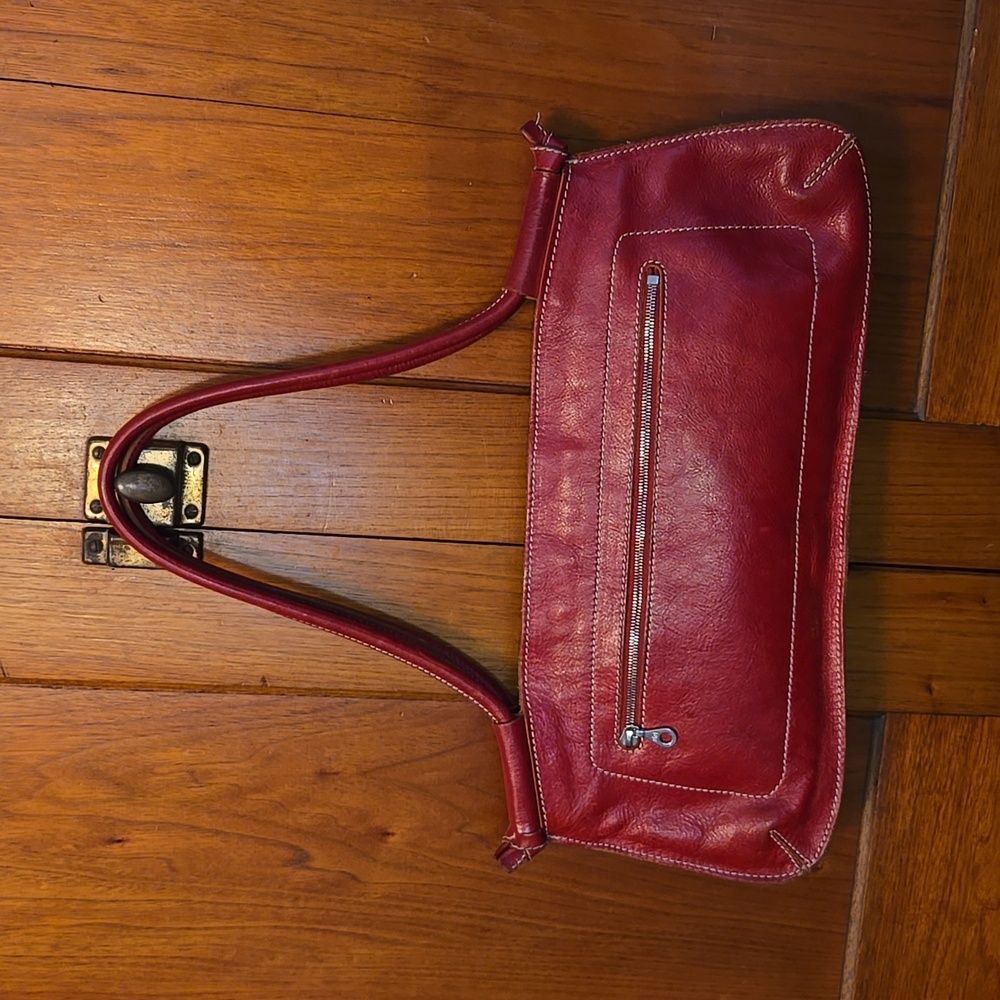 Christopher Kon Red Leather Handbag